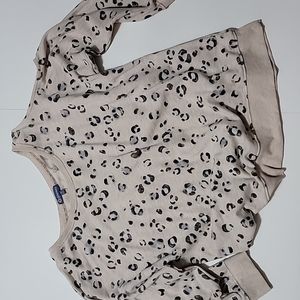Animal Print Crew Sweatshirt M
